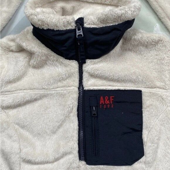 Vintage Abercrombie Womens  Plush Cozy 1/2 Zip  Soft Pullover Sweater XS… - Picture 8 of 13